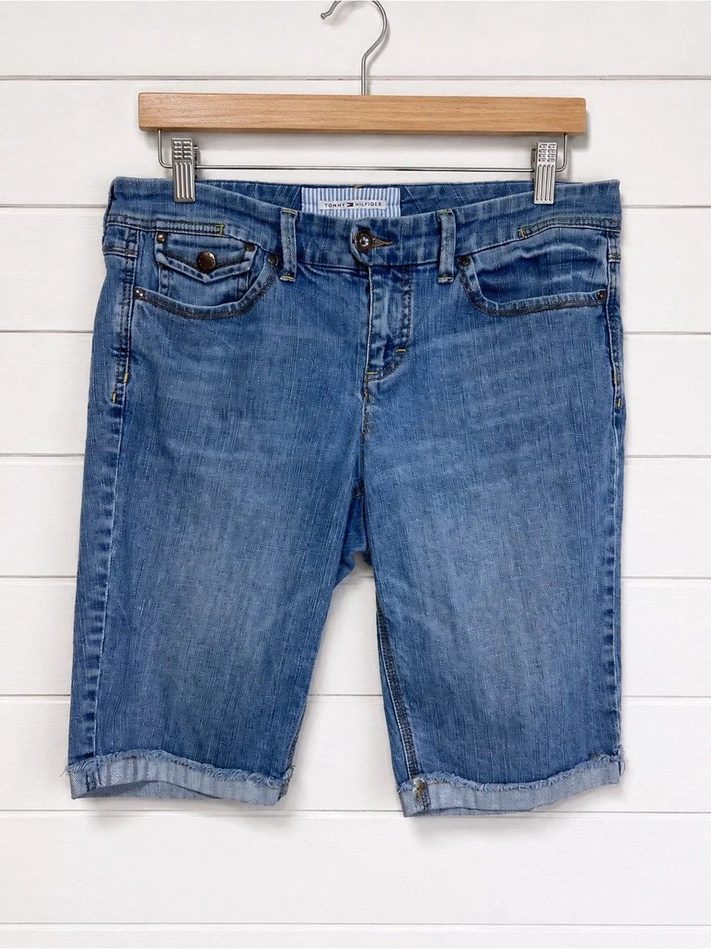 Tommy Hilfiger Blue Denim Bermuda Shorts